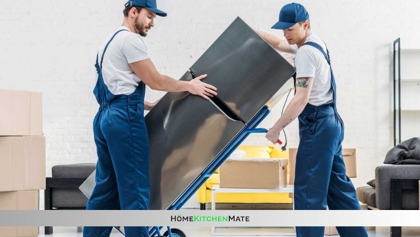 can you lay a refrigerator down to transport it