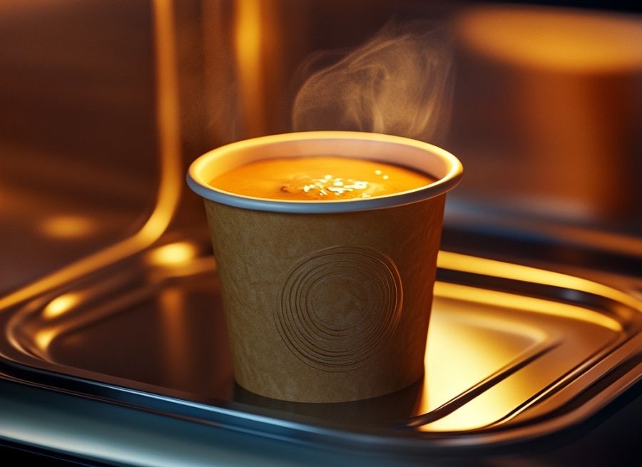 can you microwave a paper cup