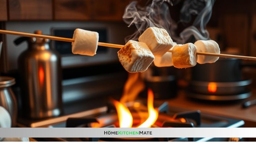 can you roast marshmallows on a gas stove