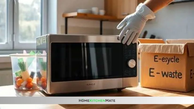 can you throw a microwave in the trash