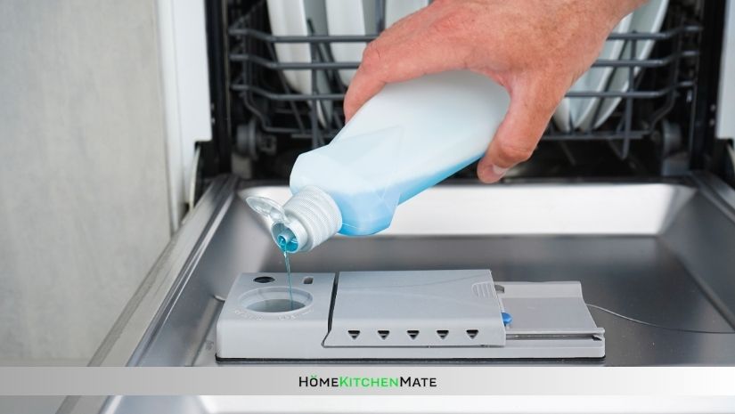how much liquid dishwasher detergent to use