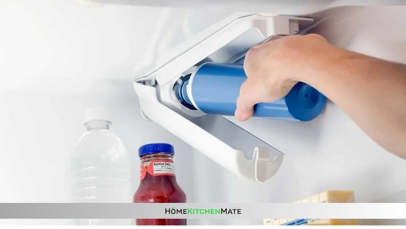 how much water should i run through a new refrigerator filter