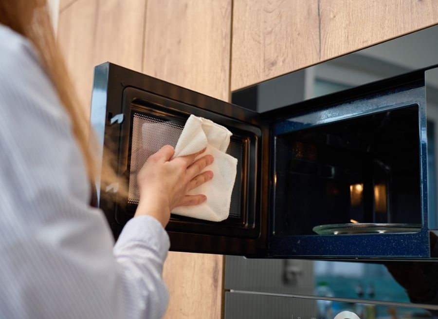 Cleaning The Microwave